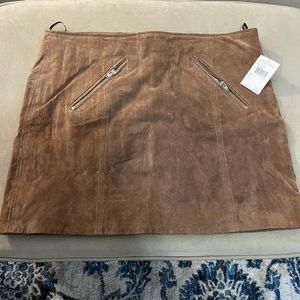 Blank NYC Suede Mini Skirt